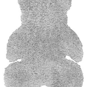 img-Παιδικό Χαλί LIGHT GREY SHADE TEDDY BEAR 120 x 140 εκ.