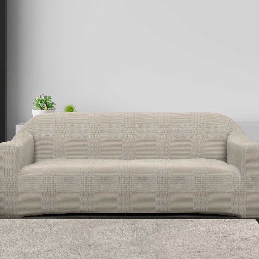 Ελαστικά καλύμματα καναπέ LINEPLAY BEIGE Ελαστικό κάλυμμα τριθέσιου καναπέ Ελαστικά καλύμματα καναπέ LINEPLAY BEIGE Ελαστικό κάλυμμα τριθέσιου καναπέ