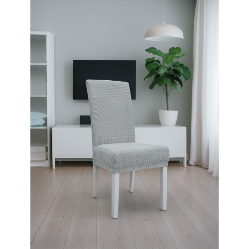 img-Ελαστικά καλύμματα τραπεζαρίας LINEPLAY GREY Σετ ελαστικά καλύμματα τραπεζαρίας έξι τεμαχίων