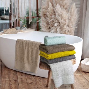 img-Πετσέτα LOOP YELLOW Πετσέτα προσώπου: 50 x 90 εκ.