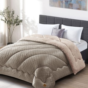 img-Κουβερτοπάπλωμα LUNORA CREAM Κουβερτοπάπλωμα King: 240 x 260 εκ.