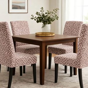 img-Ελαστικά καλύμματα τραπεζαρίας LYVIA BEIGE Σετ ελαστικά καλύμματα τραπεζαρίας έξι τεμαχίων