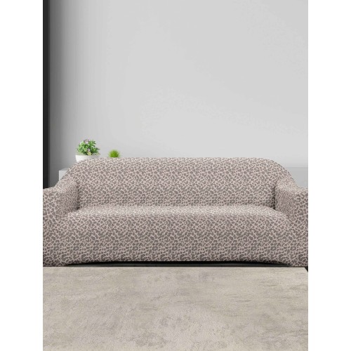img-Ελαστικά καλύμματα καναπέ LYVIA BEIGE Ελαστικό κάλυμμα διθέσιου καναπέ