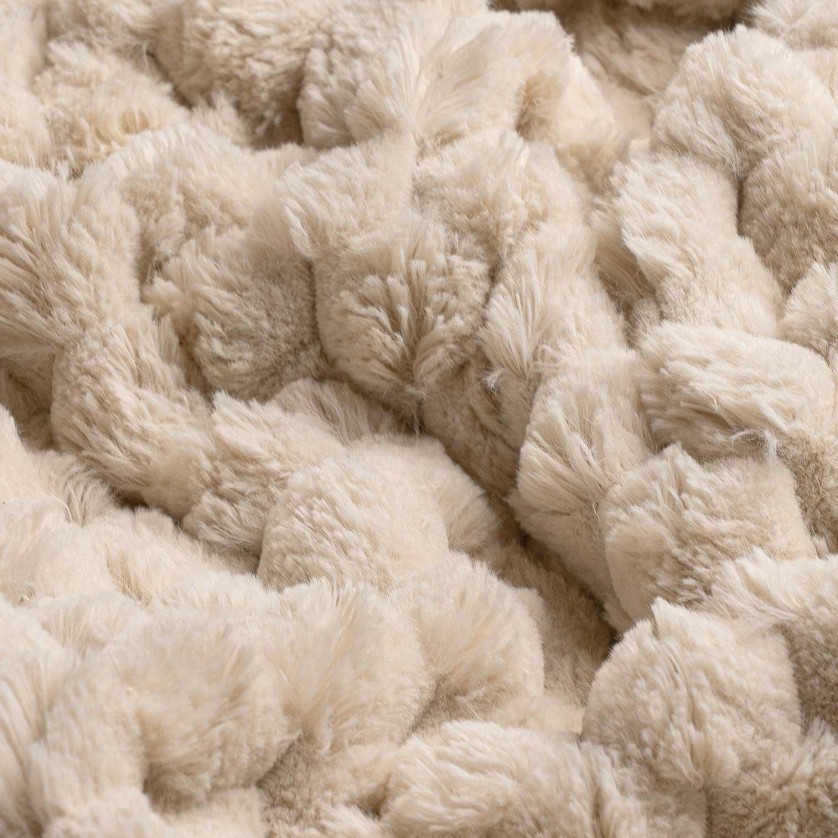 Ριχτάρι MAISONY BEIGE Ριχτάρι τριθέσιου καναπέ: 180 x 300 εκ.