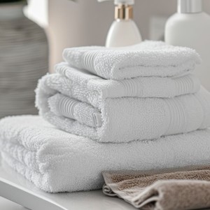 img-Πετσέτα MARLA 500gsm με 4 ρίγες Πετσέτα μπάνιου: 70 x 140 εκ.