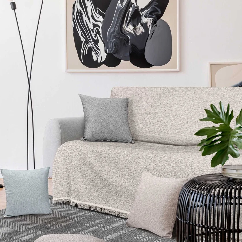 Ριχτάρι MONOCOLORE BEIGE Ριχτάρι διθέσιου καναπέ: 170 x 250 εκ. Ριχτάρι MONOCOLORE BEIGE Ριχτάρι διθέσιου καναπέ: 170 x 250 εκ.