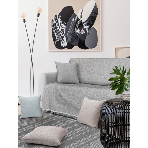 img-Ριχτάρι MONOCOLORE GREY Ριχτάρι διθέσιου καναπέ: 170 x 250 εκ.