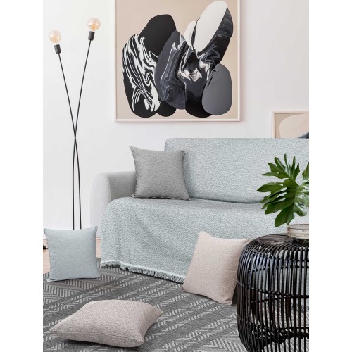 img-Ριχτάρι MONOCOLORE TURQUOISE Ριχτάρι διθέσιου καναπέ: 170 x 250 εκ.