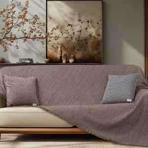 img-Ριχτάρι MOUVE BEIGE Ριχτάρι διθέσιου καναπέ: 180 x 250 εκ.