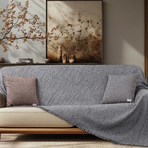 img-Διακοσμητικό Μαξιλάρι MOUVE GREY Διακοσμητική μαξιλαροθήκη: 45 x 45 εκ.