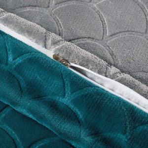 img-Παπλωματοθήκη NEVOLA PETROL Παπλωματοθήκη μονή: 160 x 220 εκ.