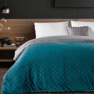 img-Παπλωματοθήκη NEVOLA PETROL Παπλωματοθήκη μονή: 160 x 220 εκ.