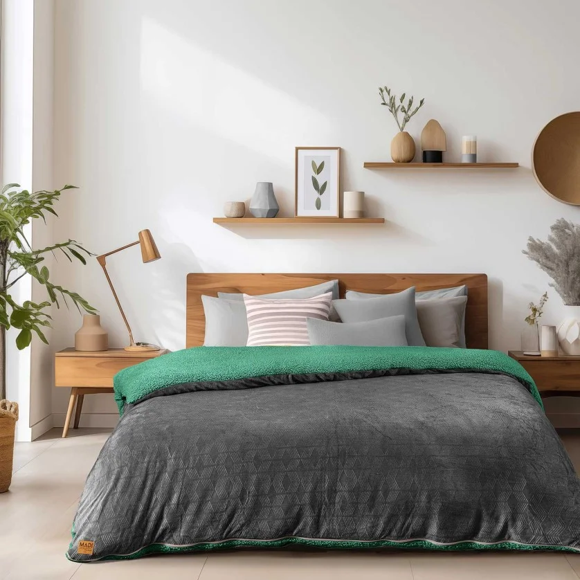 Παπλωματοθήκη NIPPY TEAL Παπλωματοθήκη μονή: 160 x 220 εκ.