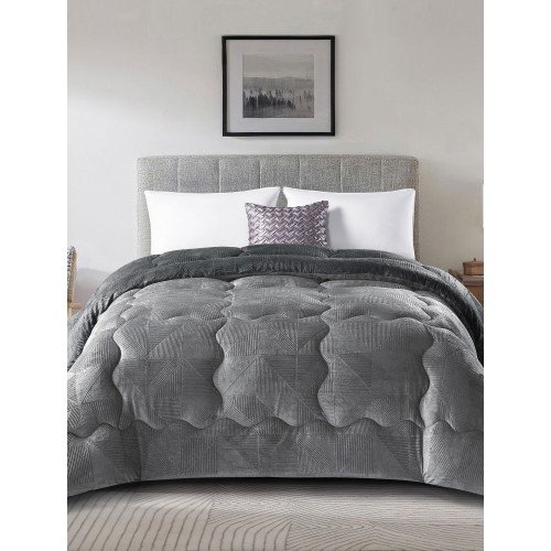 img-Κουβερτοπάπλωμα NIVORO ANTHRACITE Κουβερτοπάπλωμα King: 240 x 260 εκ.