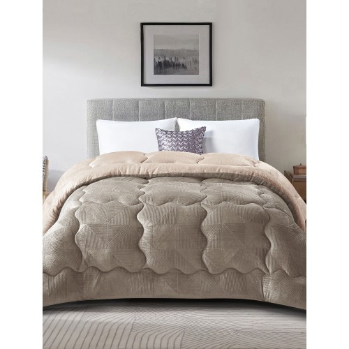 img-Κουβερτοπάπλωμα NIVORO CREAM Κουβερτοπάπλωμα King: 240 x 260 εκ.