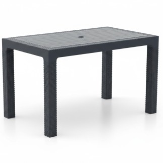 img-Τραπέζι Rattan OASIS ANTHRACITE Τραπέζι: 70 x 120 εκ.