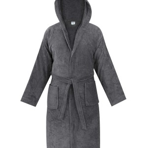 img-Μπουρνούζι με κουκούλα OLIA ANTHRACITE Μπουρνούζι με κουκούλα: Large