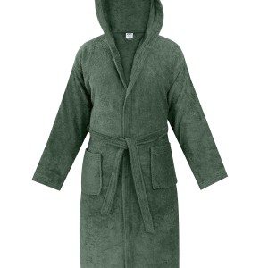 img-Μπουρνούζι OLIA OLIVE Μπουρνούζι με κουκούλα: Small