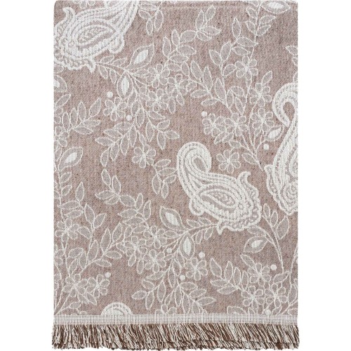 img-Ριχτάρι PAISLEY BEIGE Ριχτάρι διθέσιου καναπέ: 170 x 250 εκ.