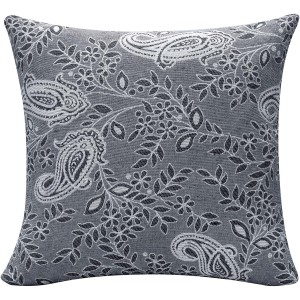 img-Διακοσμητικό Μαξιλάρι PAISLEY GREY Διακοσμητική μαξιλαροθήκη: 45 x 45 εκ.