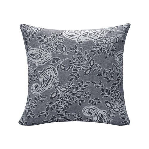 img-Διακοσμητικό Μαξιλάρι PAISLEY GREY Διακοσμητική μαξιλαροθήκη: 45 x 45 εκ.