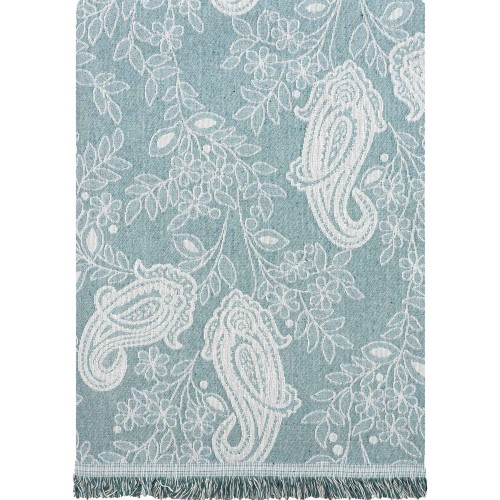 img-Ριχτάρι PAISLEY TURQUOISE Ριχτάρι διθέσιου καναπέ: 170 x 250 εκ.