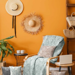 img-Ριχτάρι PAISLEY TURQUOISE Ριχτάρι διθέσιου καναπέ: 170 x 250 εκ.