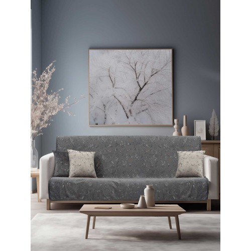 img-Διακοσμητικό Μαξιλάρι PETRA DARK GREY Διακοσμητικό μαξιλάρι: 45 x 45 εκ.