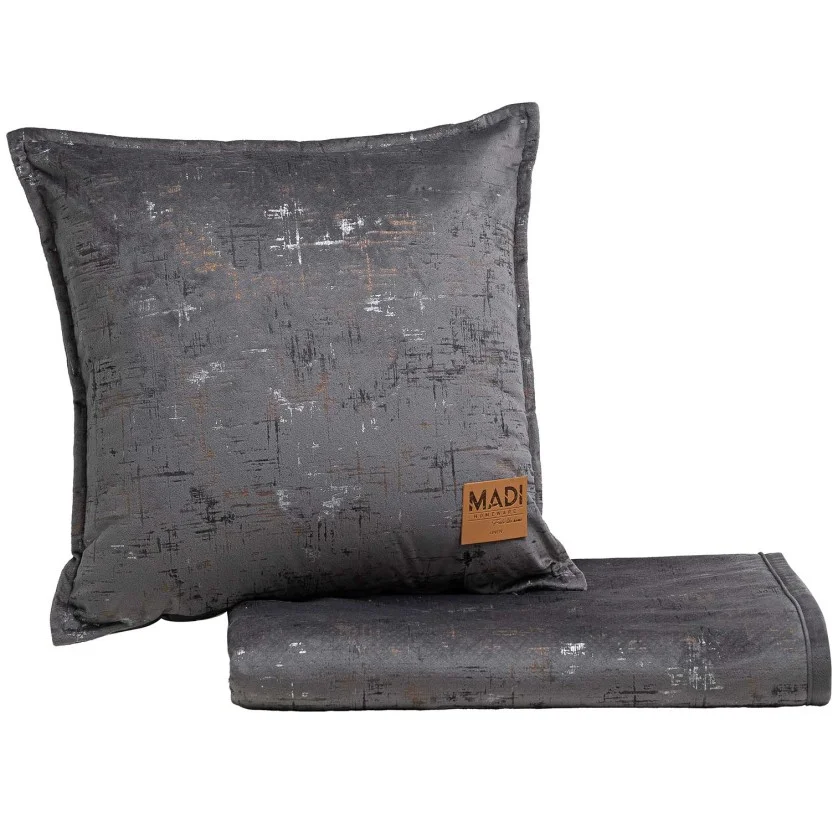 Διακοσμητικό Μαξιλάρι PETRA DARK GREY Διακοσμητικό Μαξιλάρι PETRA DARK GREY