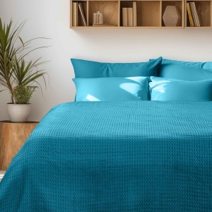 img-Κουβέρτα Πικέ PIKONA PETROL Κουβέρτα Πικέ: 170 x 240 εκ.