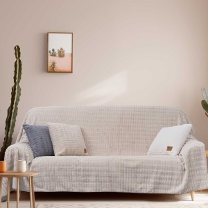 img-Διακοσμητικό Μαξιλάρι RAYS BEIGE Διακοσμητική μαξιλαροθήκη: 45 x 45 εκ.