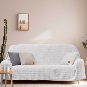 img-Ριχτάρι RAYS WHITE Ριχτάρι διθέσιου καναπέ: 180 x 250 εκ.