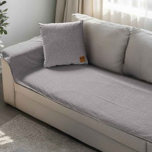 img-Μεμονωμένο ανάγλυφο κάλυμμα REGALIA GREY Μεμονωμένο ανάγλυφο κάλυμμα για καναπέ γωνία  250 x 90 εκ.