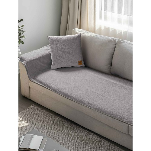 img-Μεμονωμένο ανάγλυφο κάλυμμα REGALIA GREY Μεμονωμένο ανάγλυφο κάλυμμα για καναπέ γωνία  250 x 90 εκ.