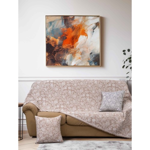 img-Ριχτάρι ROSVEL BEIGE Ριχτάρι διθέσιου καναπέ: 170 x 250 εκ.
