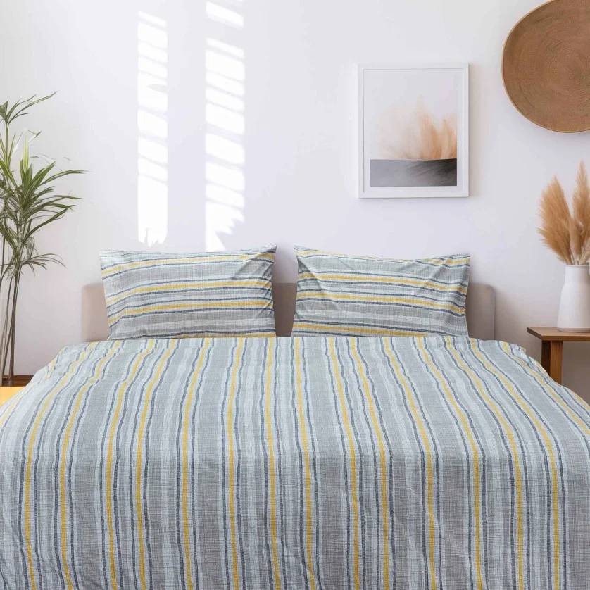Σετ κουβερλί SANDORA Σετ κουβερλί υπέρδιπλο: 220 x 240 + 2 μαξιλαροθήκες 52 x 72 εκ.