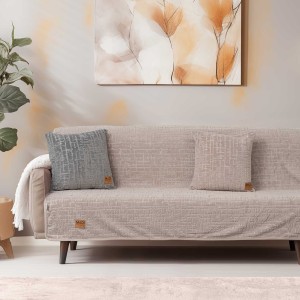 img-Διακοσμητικό Μαξιλάρι SAVANNA BEIGE Διακοσμητική μαξιλαροθήκη: 45 x 45 εκ.