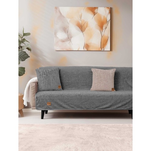img-Διακοσμητικό Μαξιλάρι SAVANNA GREY Διακοσμητική μαξιλαροθήκη: 45 x 45 εκ.