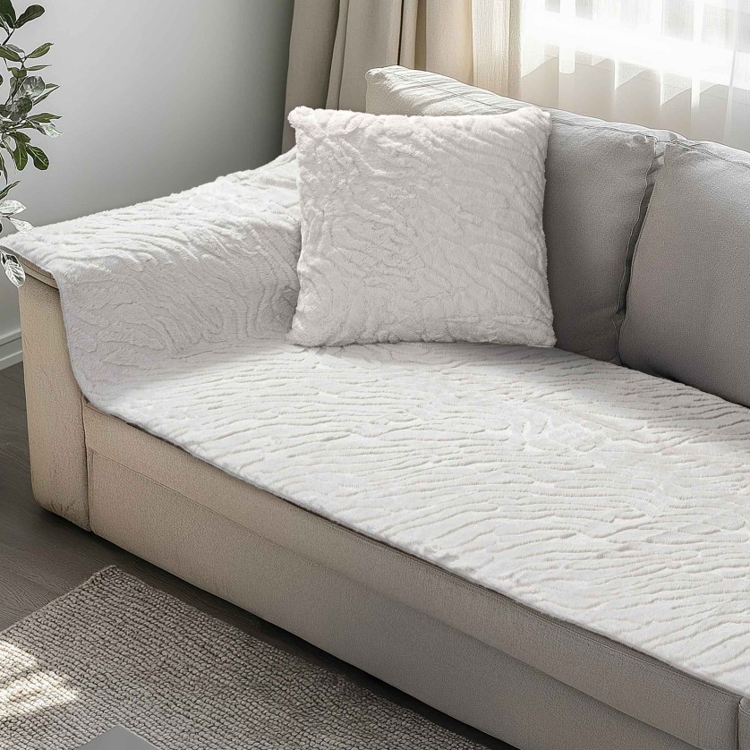 Μεμονωμένο γούνινo κάλυμμα SERANI WHITE Μεμονωμένο γούνινο κάλυμμα για τριθέσιο καναπέ 180 x 90 εκ. Μεμονωμένο γούνινo κάλυμμα SERANI WHITE Μεμονωμένο γούνινο κάλυμμα για τριθέσιο καναπέ 180 x 90 εκ.