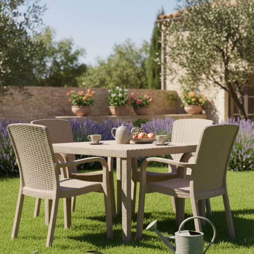 Καρέκλα Rattan SIERRA BEIGE Καρέκλα: 57 x 57 x 88 εκ. Καρέκλα Rattan SIERRA BEIGE Καρέκλα: 57 x 57 x 88 εκ.