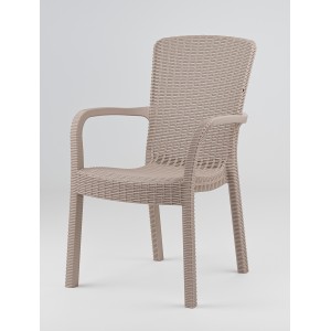 img-Καρέκλα Rattan SIERRA BEIGE Καρέκλα: 57 x 57 x 88 εκ.