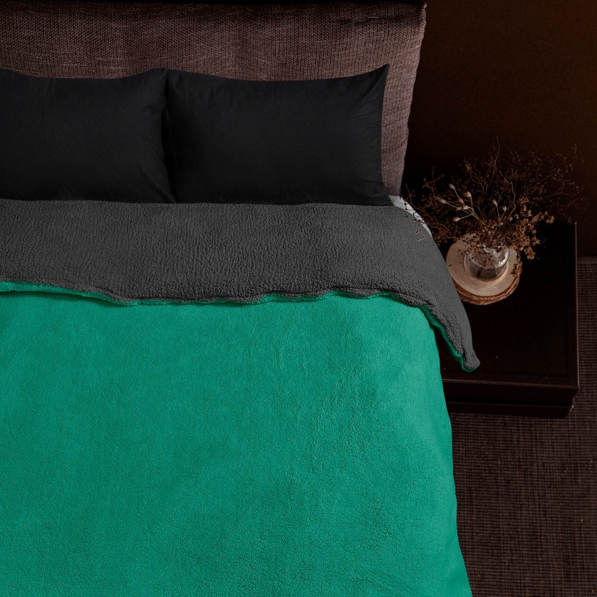 Κουβέρτα SPOSH GREEN ANTHRACITE