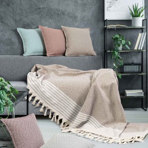 img-Διακοσμητικό Μαξιλάρι TENT BEIGE Διακοσμητική μαξιλαροθήκη: 45 x 45 εκ.