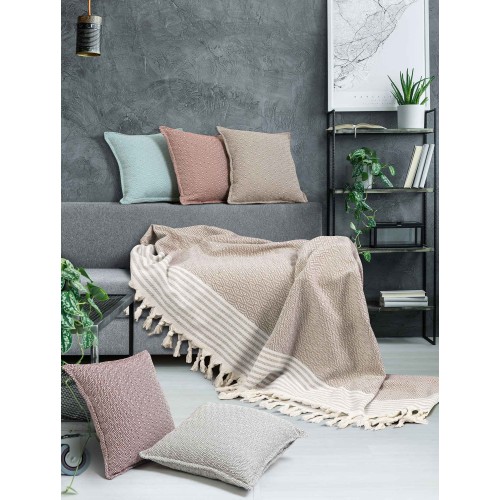 img-Διακοσμητικό Μαξιλάρι TENT BEIGE Διακοσμητική μαξιλαροθήκη: 45 x 45 εκ.