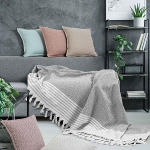 img-Διακοσμητικό Μαξιλάρι TENT GREY Διακοσμητική μαξιλαροθήκη: 45 x 45 εκ.