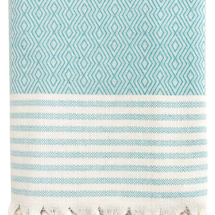 Ριχτάρι TENT TURQUOISE Ριχτάρι τριθέσιου καναπέ: 170 x 300 εκ.