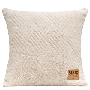 img-Διακοσμητικό Μαξιλάρι TRACE BEIGE Διακοσμητική μαξιλαροθήκη: 45 x 45 εκ.