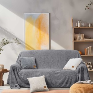 img-Διακοσμητικό Μαξιλάρι TRACE GREY Διακοσμητική μαξιλαροθήκη: 45 x 45 εκ.