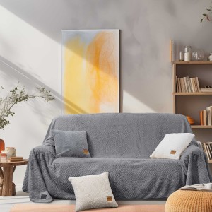 img-Ριχτάρι TRACE GREY Ριχτάρι διθέσιου καναπέ: 180 x 250 εκ.