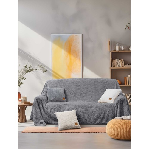 img-Ριχτάρι TRACE GREY Ριχτάρι διθέσιου καναπέ: 180 x 250 εκ.